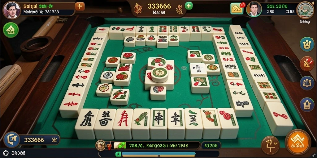 Tampilan gameplay Mahjong yang menarik dalam 333666.