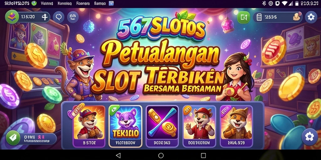 Screenshot gameplay 567SLOTS dengan dunia terbuka yang menarik.