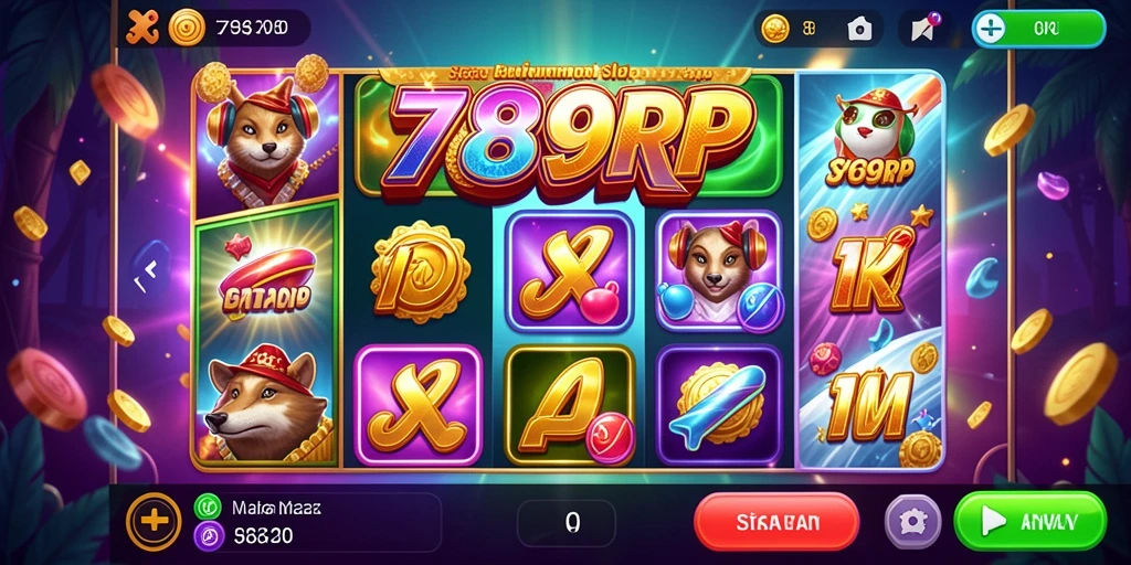 Screenshot gameplay Slot 789RP yang mendebarkan.