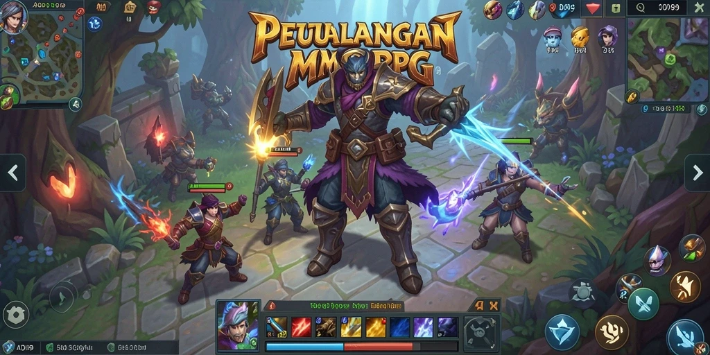 Screenshot gameplay ADI99 yang menunjukkan aksi seru dalam petualangan MMORPG.
