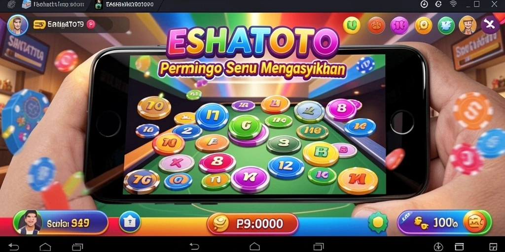 Tampilan gameplay ESHATOTO yang mengasyikkan dan penuh warna.