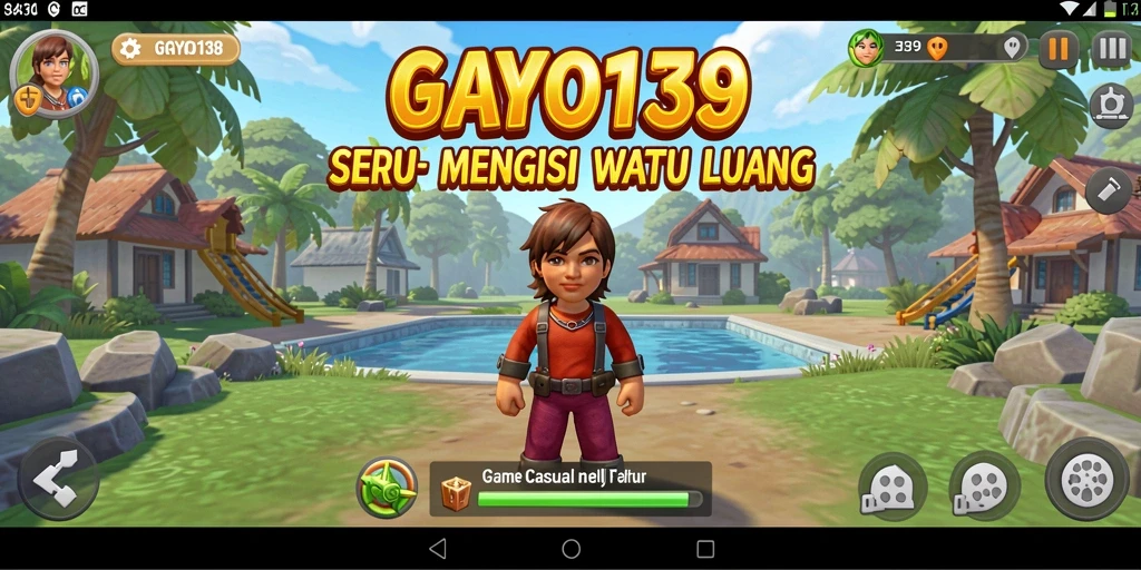 Tampilan menarik dalam GAYO138 saat bermain game Casual.