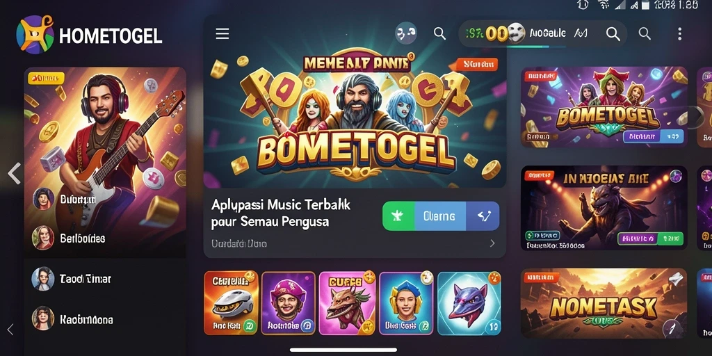 Tampilan screenshot gameplay HOMETOGEL yang menarik dan interaktif.