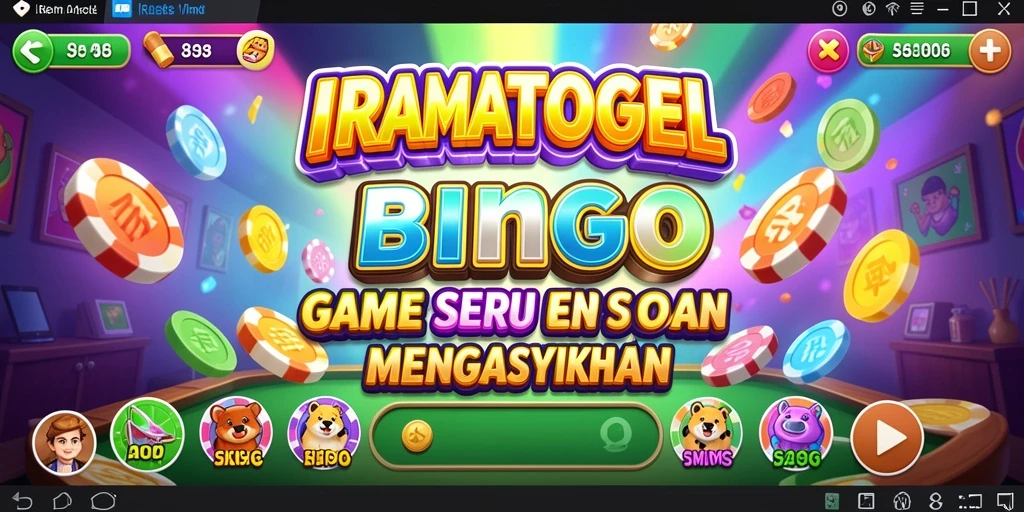 Tampilan gameplay seru dan interaktif dari IRAMATOGEL.