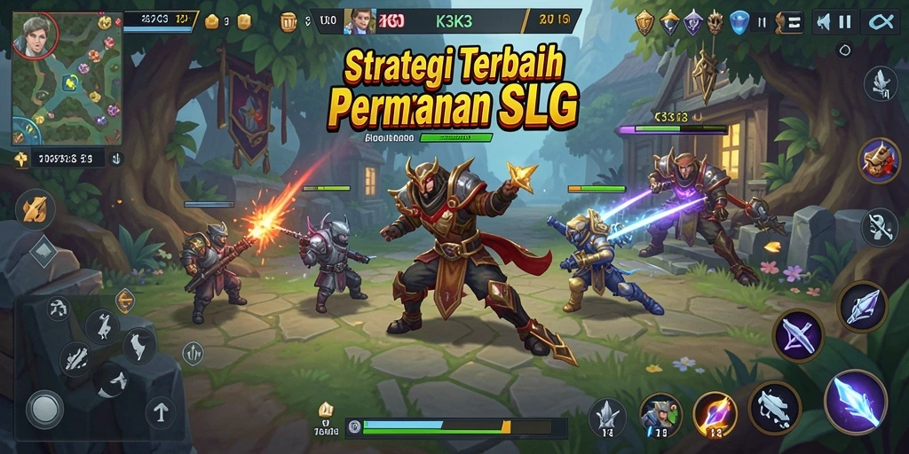 Tampilan gameplay K3K3 yang mendebarkan dalam simulasi strategi.