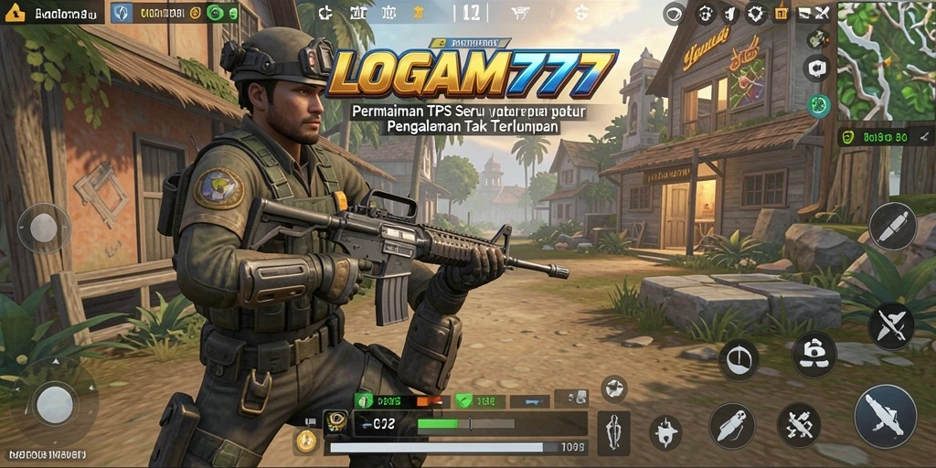 Tampilan gameplay seru dan menegangkan dari LOGAM777.