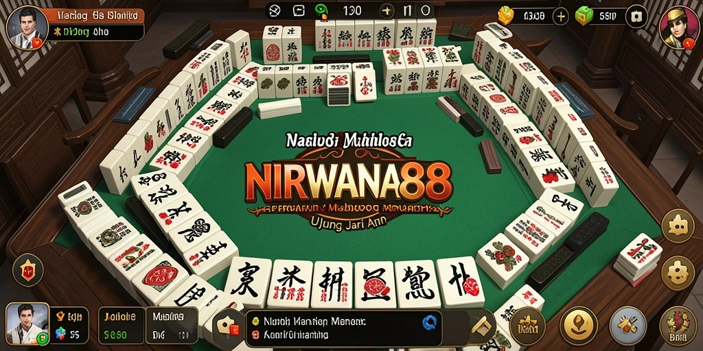 Screenshot gameplay NIRWANA88 menampilkan suasana seru saat bermain Mahjong.