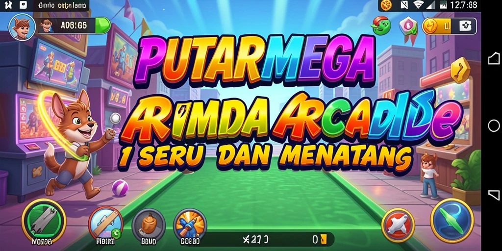 Gameplay PUTARMEGA yang penuh aksi dan tantangan menarik