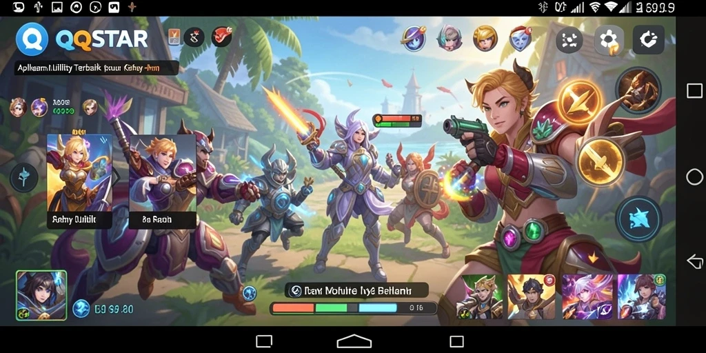 Tampilan aplikasi QQSTAR dengan fitur pengingat yang intuitif dan mudah diakses.