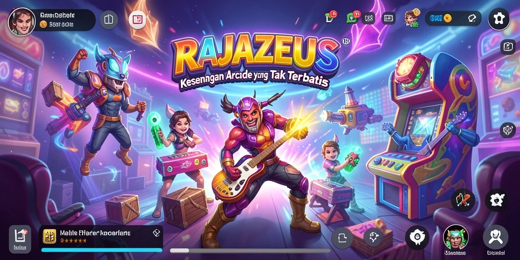 Tampilan menarik dari gameplay RAJAZEUS yang penuh aksi.