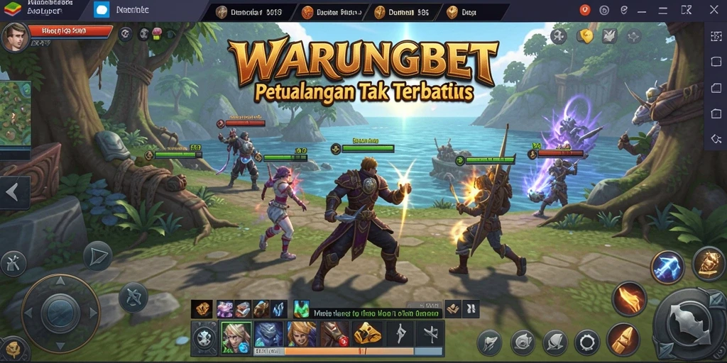 Tampilan gameplay yang menakjubkan di WARUNGBET.